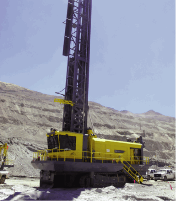 Atlas Copco’s newest rotary blasthole drill rig is the Pit Viper PV-311.