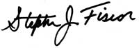 Steve Fiscor Signature