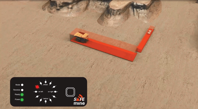 Providing 360° protection at any speed and any visibility with a typical range of 800 m, SAFEmine does not require line of sight to function, and creates configurable zones around each vehicle.