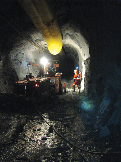 Brucejack is planned as a high-grade underground mining operation using the long-hole stoping mining method and cemented paste backfill. (Photo courtesy of Pretium Resources)