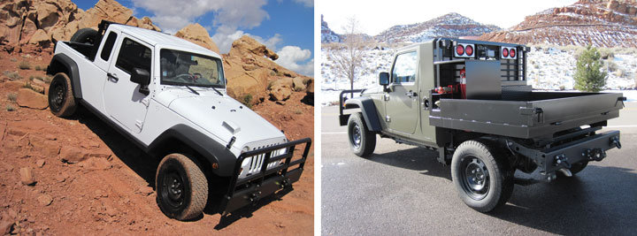 Utah-based Classic Motors Inc. offers both Ram and Jeep 4×4s—including the Jeep J8—modified to meet underground min