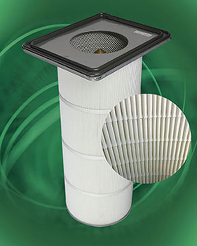 The new HemiPleat Synthetic dust collector filter from Camfil Air Pollution Control (APC) combines high-efficiency synthetic media with proprietary open-pleat technology.