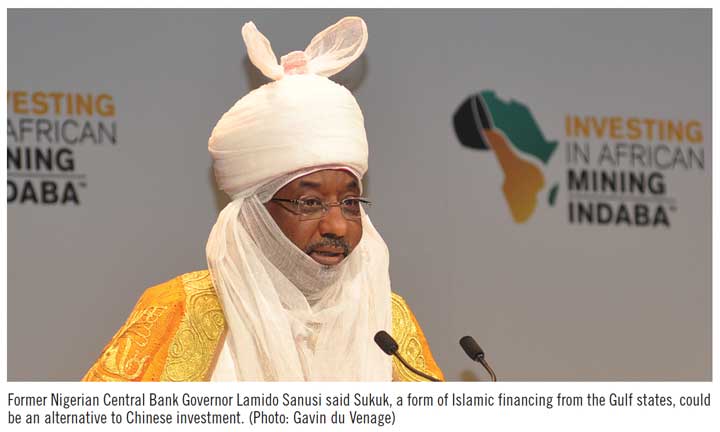 Former Nigerian Central Bank Governor Lamido Sanusi said Sukuk, a form of Islamic financing from the Gulf states, could be an alternative to Chinese investment. (Photo: Gavin du Venage)
