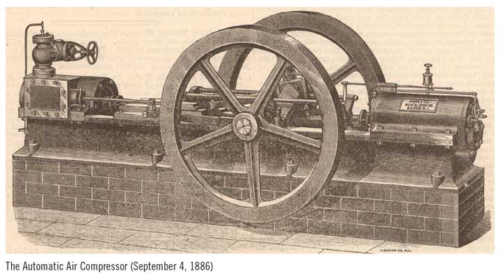 The Automatic Air Compressor (September 4, 1886)